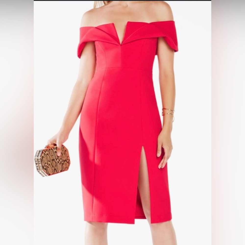 BCBGMaxAzria Red Dress